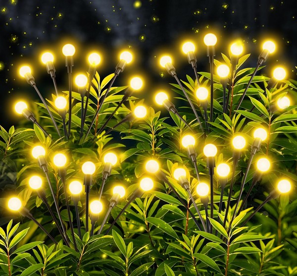 Solarlampen Garten AußEn LED Warmweiß Wasserdicht Deko Solarleuchten 4 StüCk-image