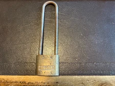 Vintage Rollfast Bicycle Brass Lock No Key Vintage