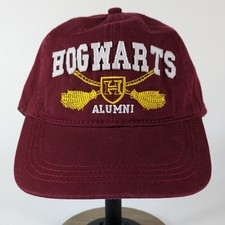 Official Harry Potter Alumni Hat Hogwarts Cap Dad Cap Burgundy Adjustable Adult