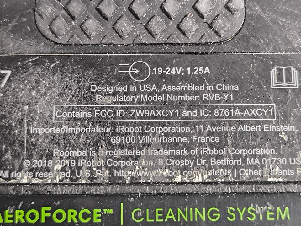 iRobot Roomba RVB-Y1 Staubsauger - Für Teile Nur , Nicht Metallarbeiten - Bild 2 von 4