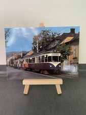 Vintage Postkarte Badener Bahn Wien-Baden, elektrischer Triebwagenzug