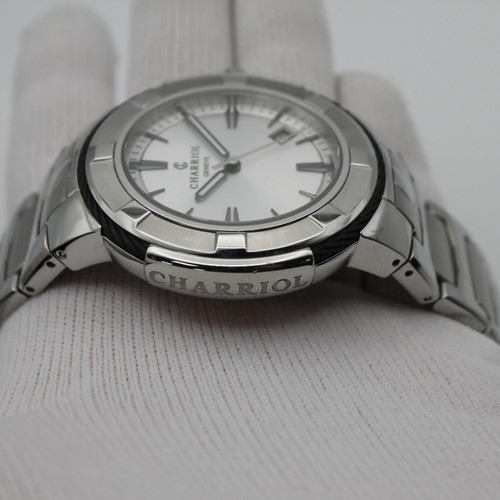 Orologio Uomo Charriol Celtic Acciaio Inox Quadrante Argento Quarzo CE443B.930.103 - Foto 5 di 9