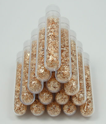 10) Vials of Gold Leaf - Aumann Auctions, Inc