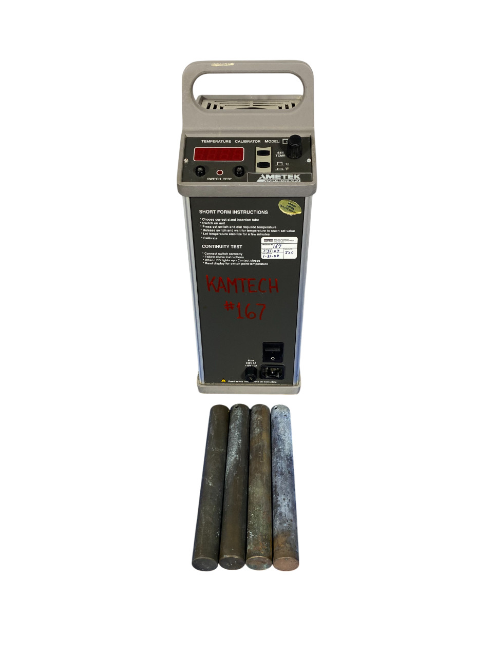 Jofra Ametek 602 Dry Block Temperature Calibrator with Case 35 C to 600 C