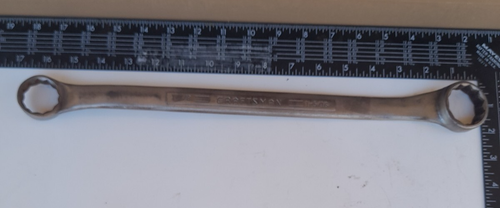 Craftsman Tools 1-1/8" x 1-5/16" Offset Double Box End Wrench V= Forged In USA