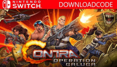 NEU für Nintendo Switch Spiel Contra Operation Galuga Game Key Download Code NEW