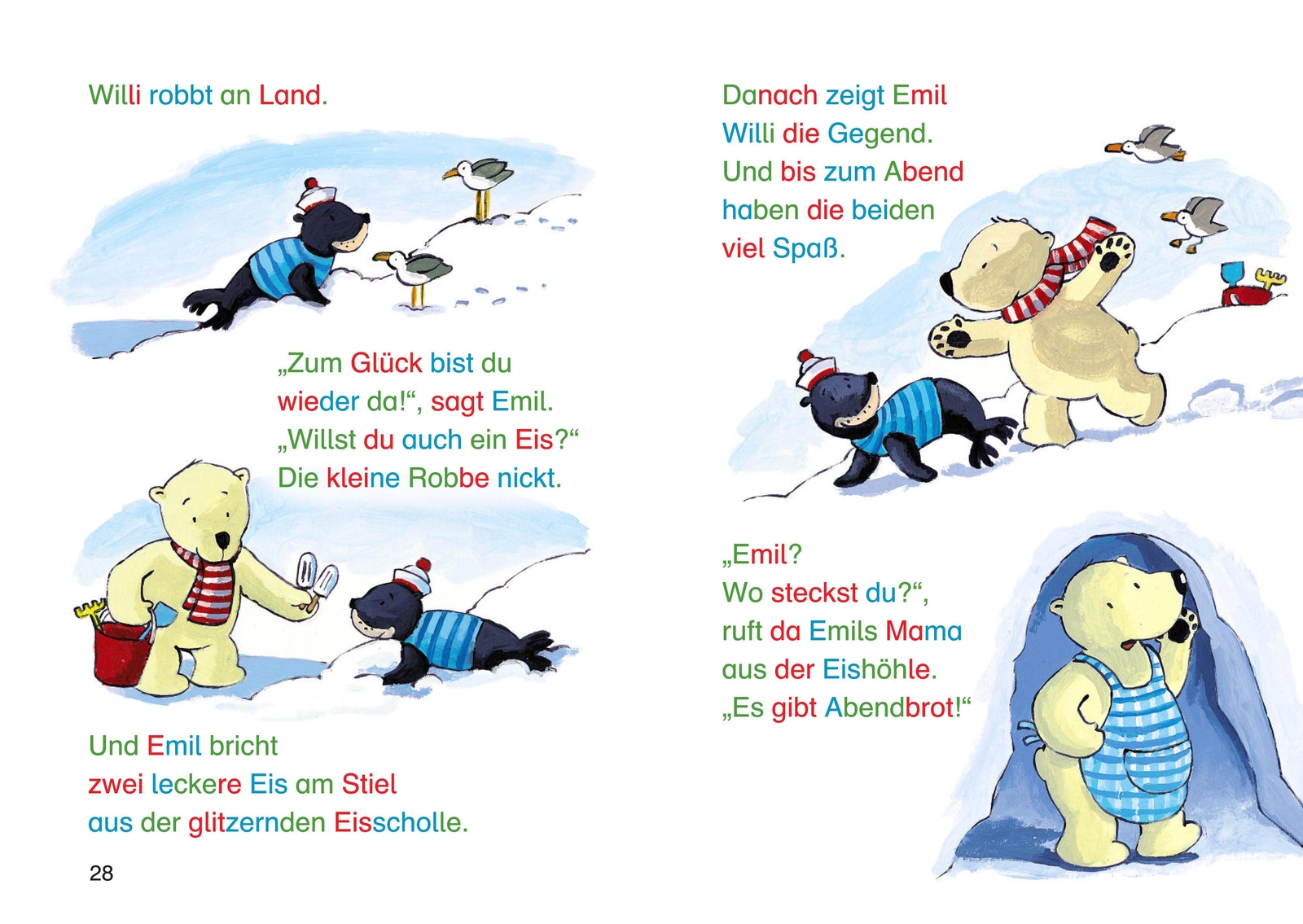 Thumbnail - Lesetiger - Ich Will Dein Freund Sein, Lieber Eisbär | Jana Frey |