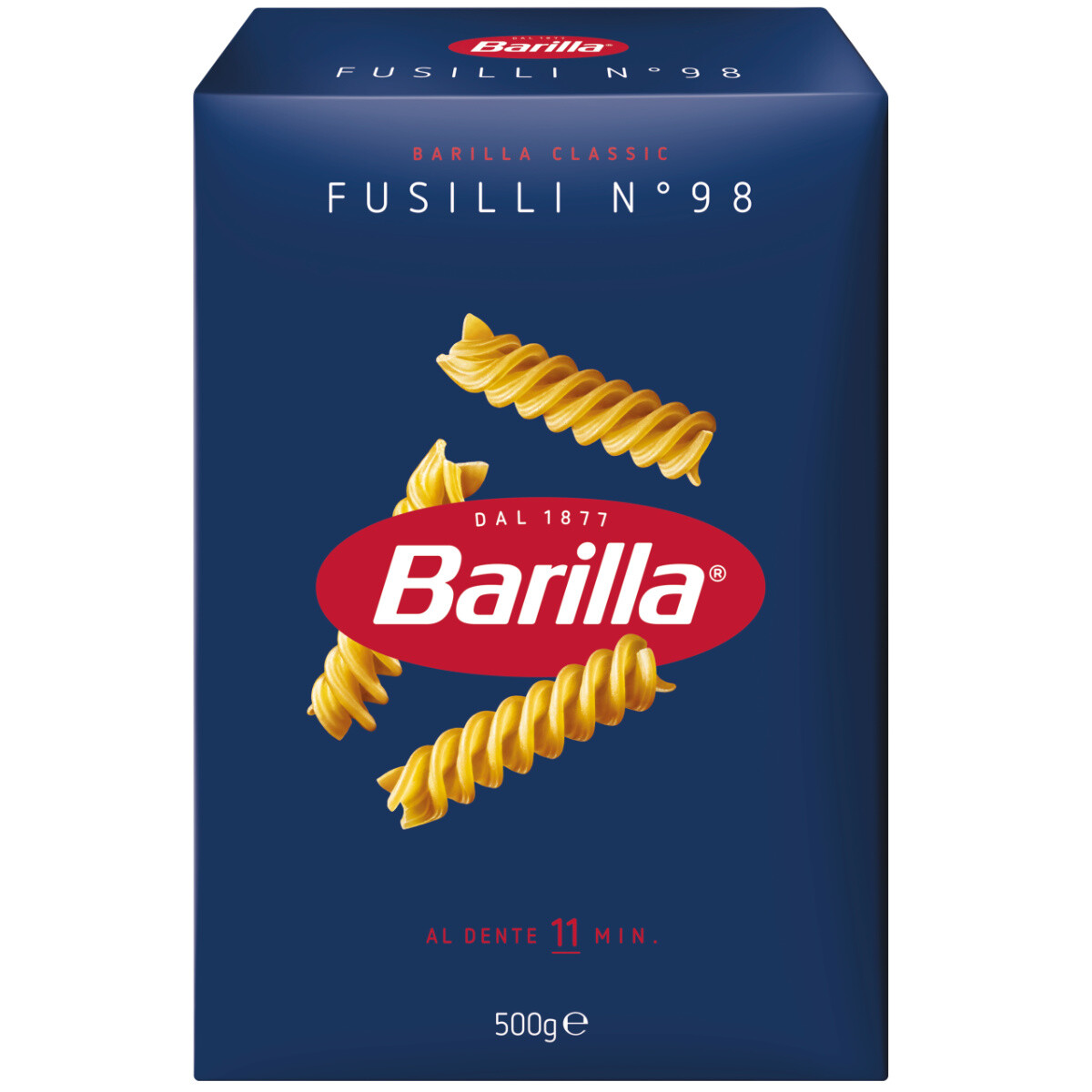Barilla Fusilli Nummer 98 Original aus Italien Pasta aus Weizen 500g