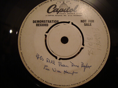 PEE WEE HUNT,  ITS ALL BEEN DONE BEFORE,  CAPITOL RECORDS DEMO 1956