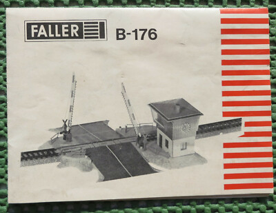 Faller AMS  -- Original Anleitung für Bausatz 176, Bahnübergang (JU51)