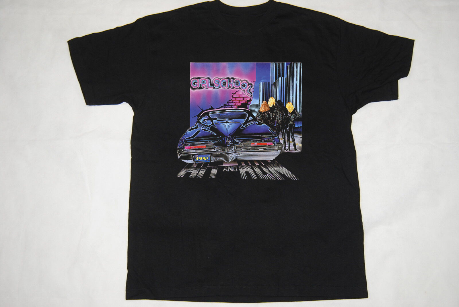 Girlschool Band Black T-Shirt Cotton Unisex S-234XL Short