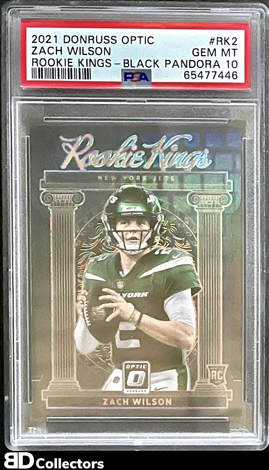 Zach Wilson Panini Donruss Optic Rookie Kings #RK2 Black Pandora