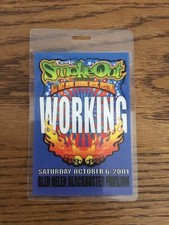 CYPRESS HILL SMOKE OUT 2001 SAN BERNARDINO CA CONCERT Working Backstage Pass