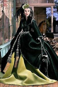 Barbie Doll as Scarlett O’Hara in Green Drapery Dress 12045 for sale online