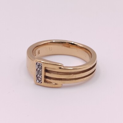   Pierre Lang Ring Fingerring Damenring Dame Perle Zirkonia Stein Gold 124  