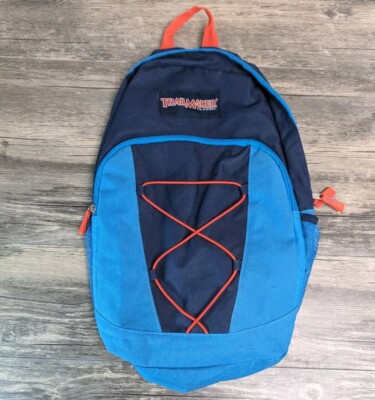 Trail Maker Classic Backpack Royal Blue/ Sky Blue Color With Orange Day Bag