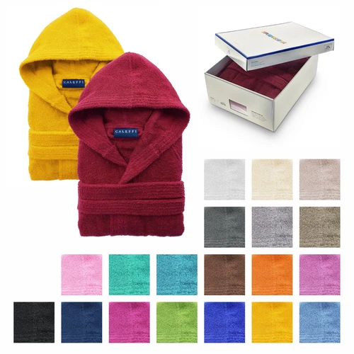 Accappatoio Caleffi Minorca Spugna di cotone uomo donna taglia S M L XL XXL XXXL - Foto 1 di 91
