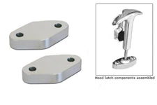 1932 FORD HOOD LATCH SPACERS (1 PAIR) MACHINED ALUMINUM - PRO-BILT Hot Rod Parts