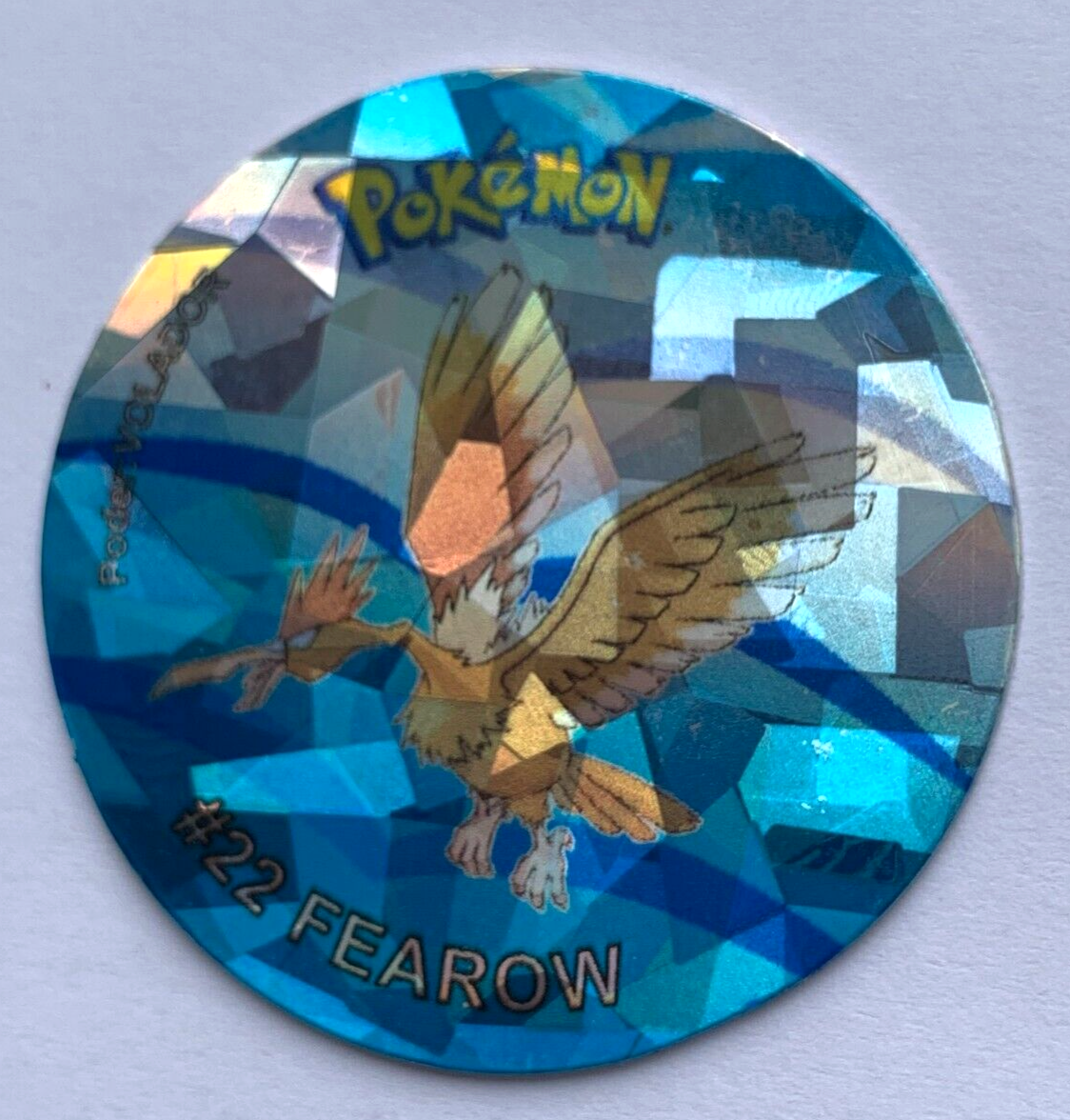 TAZO POKEMON Foil EC #022 FEAROW 2022 Kanto PERU South America