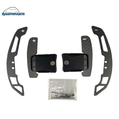 Magnetic Carbon Fiber Steering Wheel Paddle Shifter for Ford Mustang GT 15-23