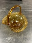 Fenton Hobnail Basket- Rare Excellent — photo 9