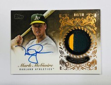 2022 Mark McGwire Topps Series 1 Gold Reverence Patch Autograph SSP #4/10 🔥