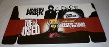 LINKIN PARK / THE USED OFFICIAL 2007 PROMO CARDBOARD STANDEE COLLECTOR'S ITEM