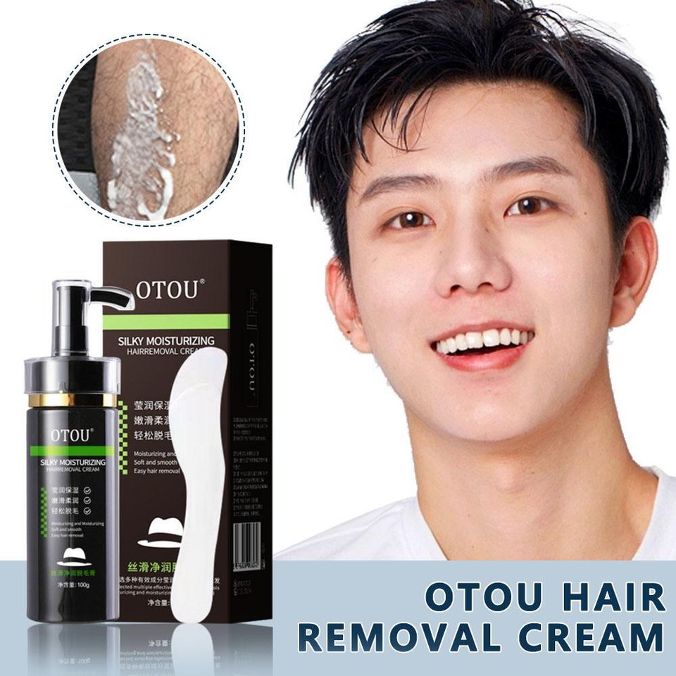 OTOU Men Only Permanent Hair Removal Cream Depilatory Paste Beard
