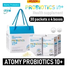 ATOMY PROBIOTICS 10+ Health Supplement 30 Packets x 4 Boxes = 120 Packets
