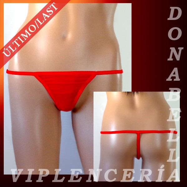 SEVEN 'TIL MIDNIGHT SEXY TANGA *ROJO/RED Mod.131 Talla/Size: S/M +REGALO/GIFT*