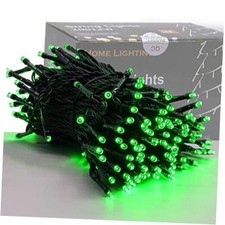 200 LED 66FT Christmas String Lights, St Patricks Day Fairy Lights with Green