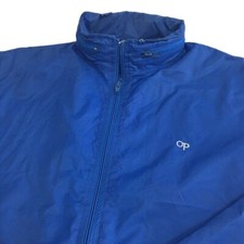 Vtg 80's Ocean Pacific Blue Weather Wear Boating Windbreaker OP Logo Jacket M