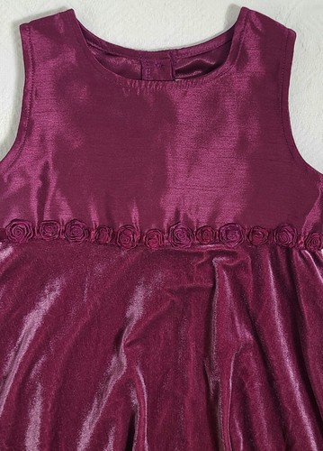 Girls Size 4T Pretty Party DRESS & Matching Sweater ~ Rosettes at waist - Picture 3 of 10