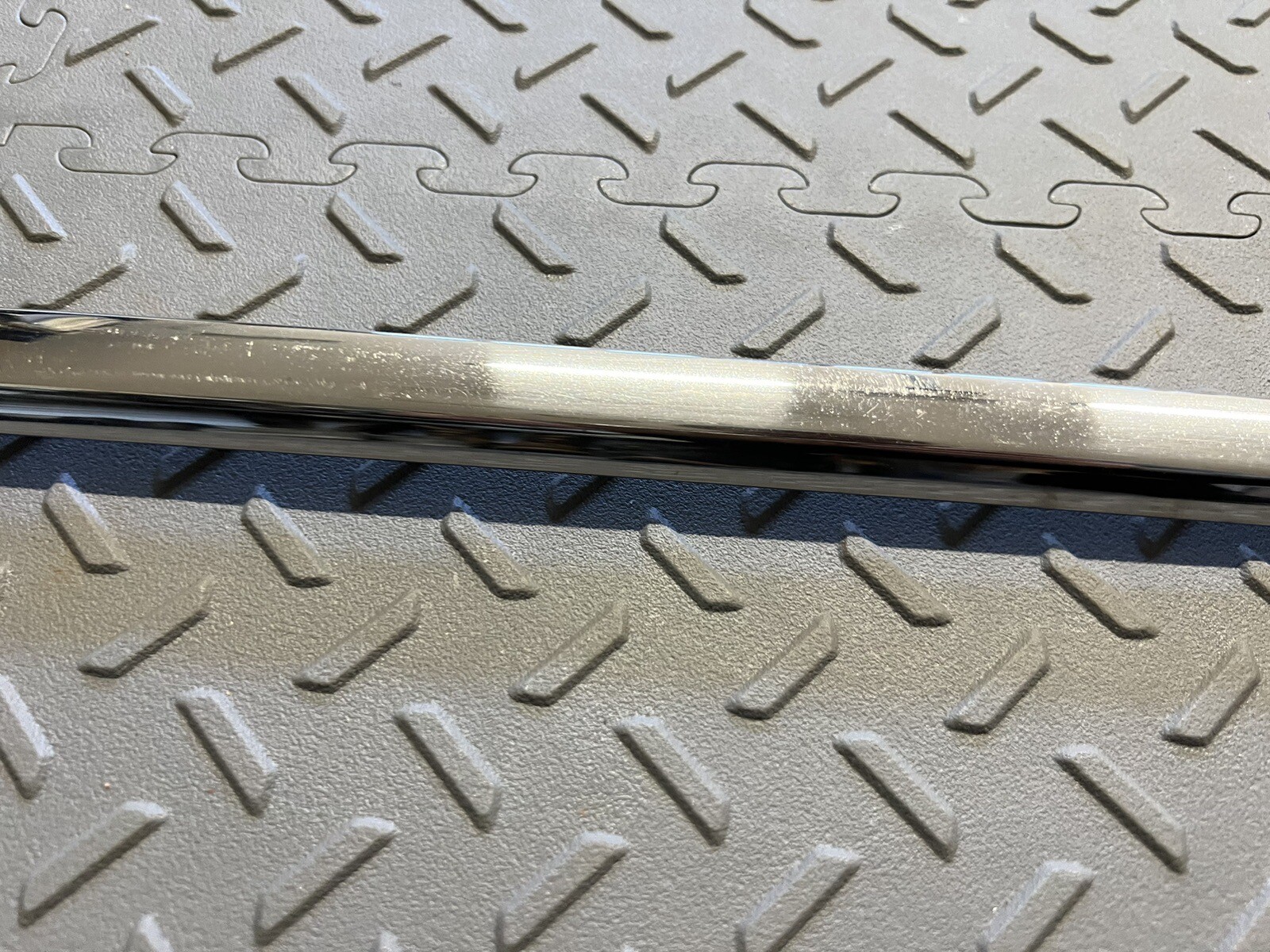 2011-2018 BENTLEY CONTINENTAL LEFT DOOR WAISTLINE CHROME TRIM STRIP 3W7853767C