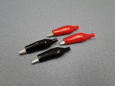 Fusion Mini Croc Clips 2 Pairs for RC Car Leads Charging Leads - FS-CCMINI