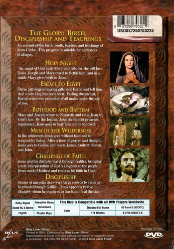 La Gloria y la Pasión de Jesús, Libro 1: Gloria, Nacimiento, Enseñanzas Nuevo 2DVD - Imagen 2 de 2