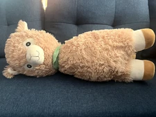Llama Plush 13in with Green bandana