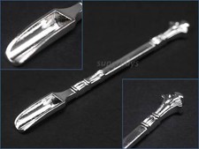 Micro Mini Tiny Metal Spoon Scoop Pick Up Small Items Laboratory Lab Precision