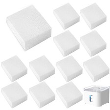 12 Pet Sponge Filters Pre Filter Sponges for 67oz 2L Cat Drinking Water Fountain