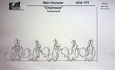 Disney's GOOF TROOP 1991 Production Studio COPY Model Sheet Guide Page