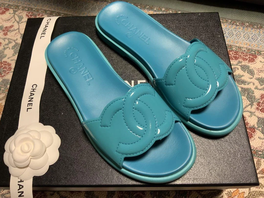 Colorful chanel sandals discount
