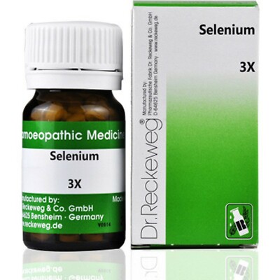 2 Packs Made in Germany Reckeweg  Selenium 3x,20g Tablets