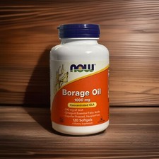 Now Borage Oil (240mg GLA)  120 sgels