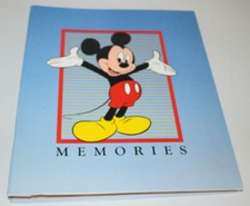 Vtg Mickey Mouse Memories Scrapbook Paper Post Bound Album Unused 14 x 12 in