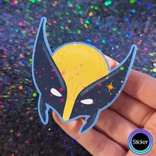 Marvel XMen Sticker Wolverine Mask, Holographic