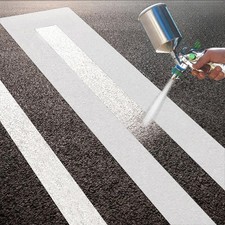 4x92 Inch Parking Lot Line Stencil Silicone Foldable Reusable Line Stencil