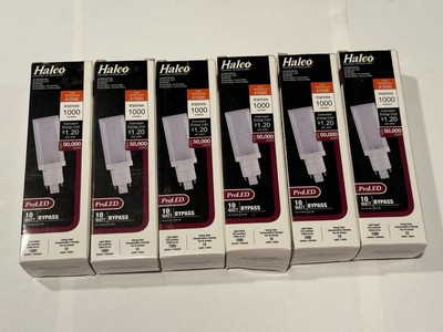 (6) Halco Lighting Technologies 50,000 Hr ProLED Horizontal Plugin 4100k 81145