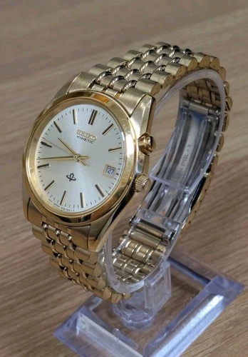 #Stunning# Vintage Seiko Kinetic With New Capacitor Fitted 5M22-7A60