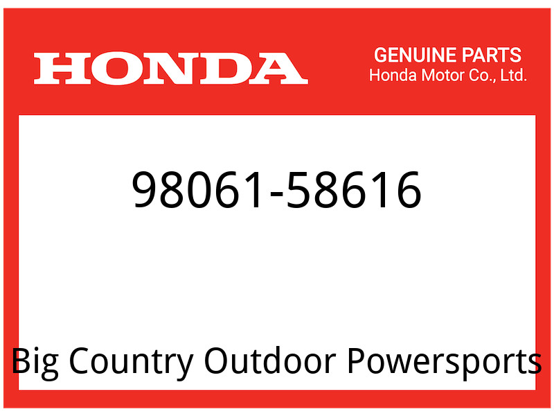 Honda OEM Part 98061-58616 SPARK PLUG DPR8Z NGK