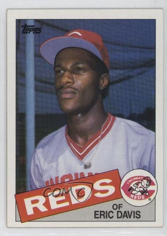 1985 Topps Eric Davis #627 0a4f